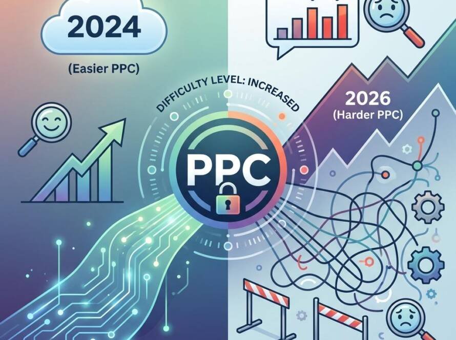 Infographic showing why SEO is important as PPC costs rise in 2026