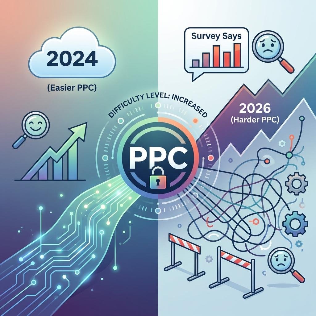 Infographic showing why SEO is important as PPC costs rise in 2026
