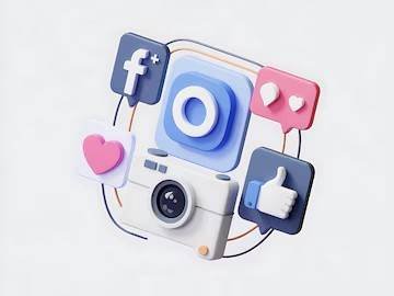 Infographic illustrating the strategic social media marketing workflow and execution process followed by SearchMantra.